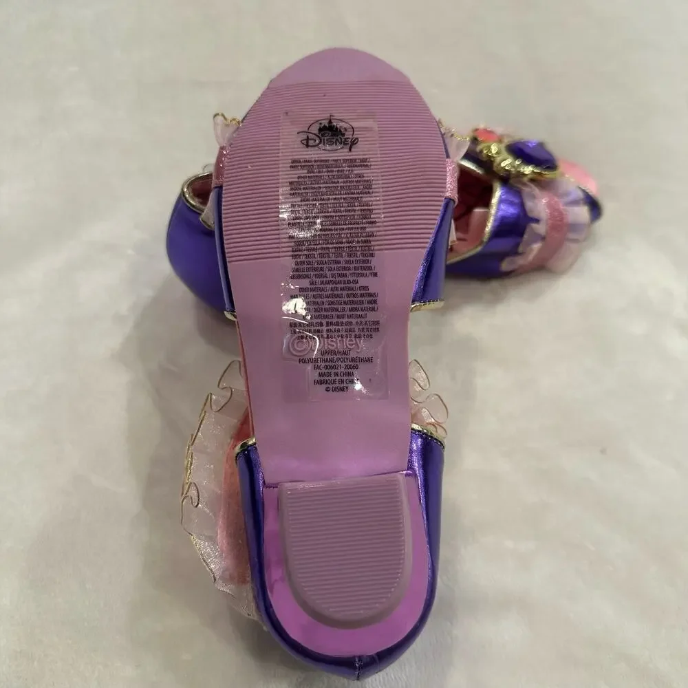 Disney Rapunzel Dress Up Shoes sz 13/1 Tangled Princess Shoes Costume